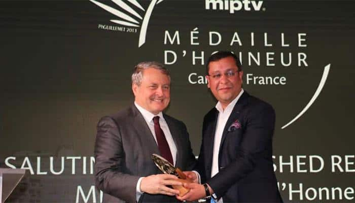 Punit Goenka and Amit Goenka receive MIPTV’s Top Television Honor – ‘Médaille d’Honneur’