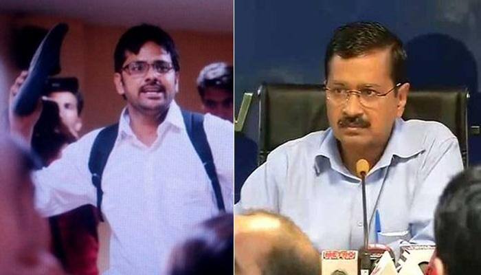 Man hurls shoe at Delhi CM Arvind Kejriwal during press meet to announce return of odd-even vehicular scheme