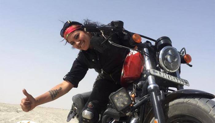 Country&#039;s leading woman biker Veenu Paliwal dies in road accident in Madhya Pradesh