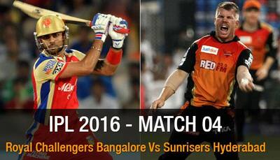 Indian Premier League 2016: Royal Challengers Bangalore vs Sunrisers Hyderabad - As it happened...