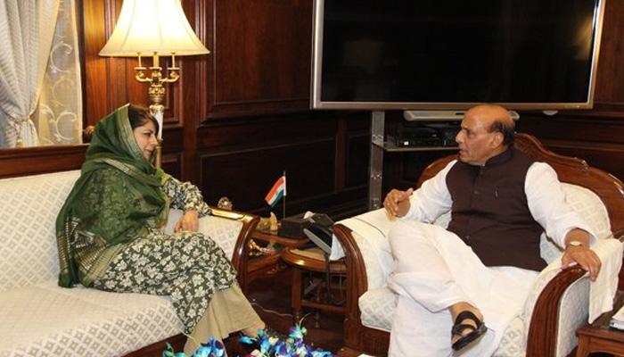 NIT Srinagar row: Ensure students feel safe, Rajnath Singh tells Mehbooba Mufti NIT Srinagar row: Ensure students feel safe, Rajnath Singh tells Mehbooba Mufti