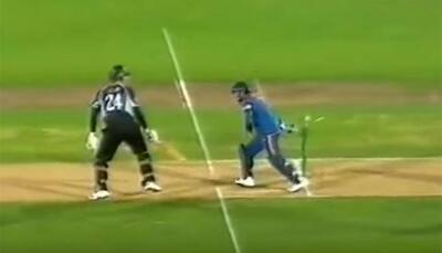 WATCH: Mind-blowing! When MS Dhoni dismissed Jacob Oram twice off 1 ball