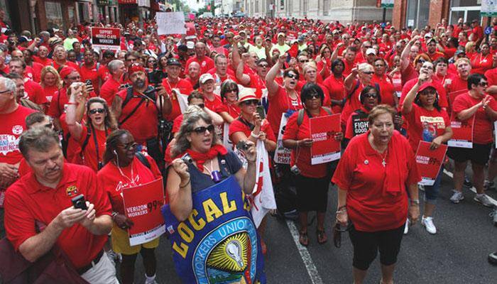 40,000 Verizon wireline workers walk off the job; services not to be affected, says company