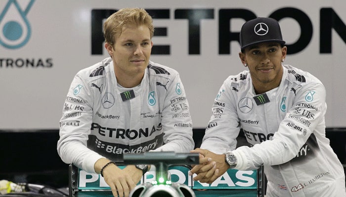 Nico Rosberg takes a dig at Bernie Ecclestone's 'windbags' jibe 