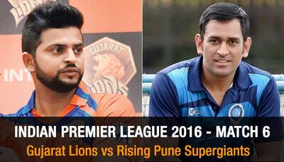 Indian Premier League 2016, Match 6: Gujarat Lions vs Rising Pune Supergiants – As it happened...