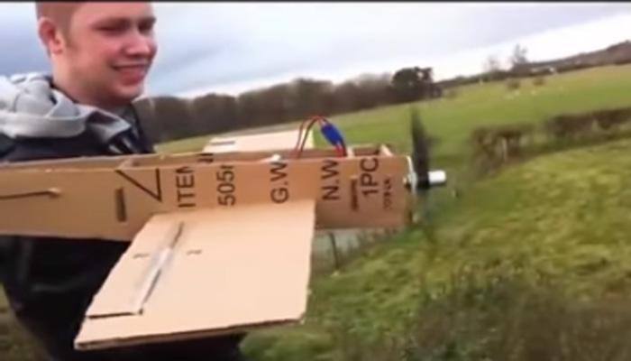 Out of the Box: A genius can make cardboard fly! Watch Video