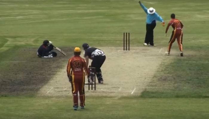 WATCH: 3 players injured in 1 ball - absolutely epic cricket moment!