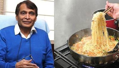 Rail Minister Suresh Prabhu would be happy selling noodles or instant tea!