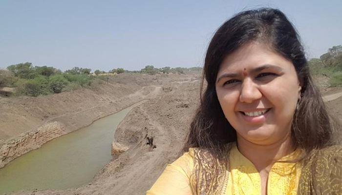 'We were happy to see water in drought-hit Latur, so took selfies'