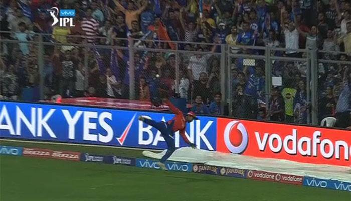 VIDEO: Superman effort by Gujarat Lions&#039; Akshdeep Nath in IPL 9