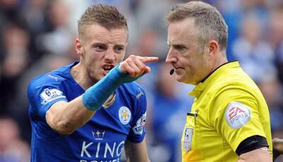 Leicester City's Jamie Vardy charged with improper conduct by Football Association