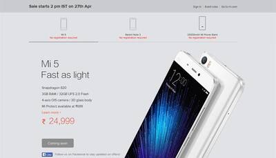 Revealed! Xiaomi Mi 5, Redmi Note 3 next India flash sale on April 27 