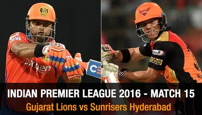 Indian Premier League 2016, Match 15: Gujarat Lions vs Sunrisers Hyderabad – As it happened...