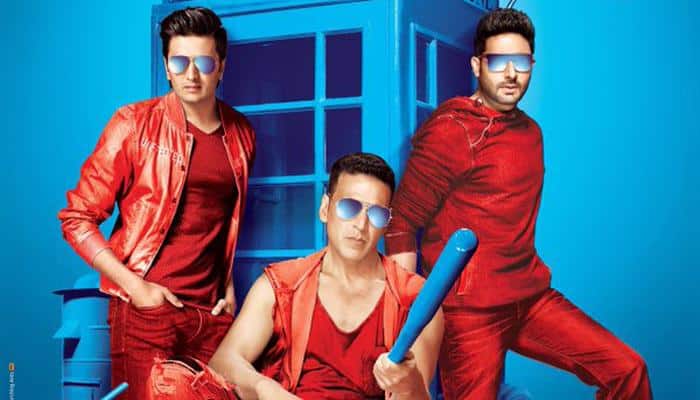 Who let the dogs out? &#039;Housefull3&#039; guy gang flaunts crazy antics! – Watch