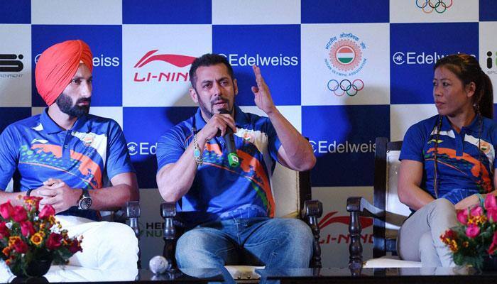2016 Rio Olympics: Bollywood superstar Salman Khan named goodwill ambassador of India&#039;s contingent