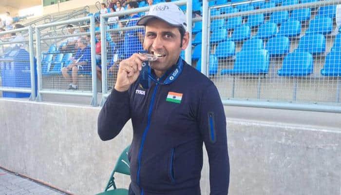 Mairaj Ahmed Khan wins India&#039;s first skeet medal at a shooting World Cup