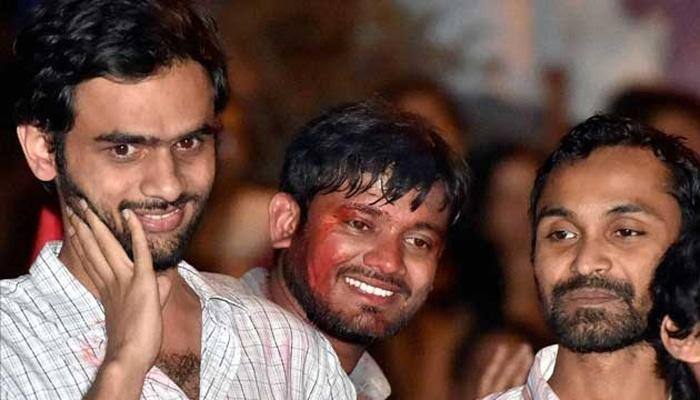 JNU rusticates Umar Khalid for one semester, slaps Rs 10,000 fine on Kanhaiya Kumar