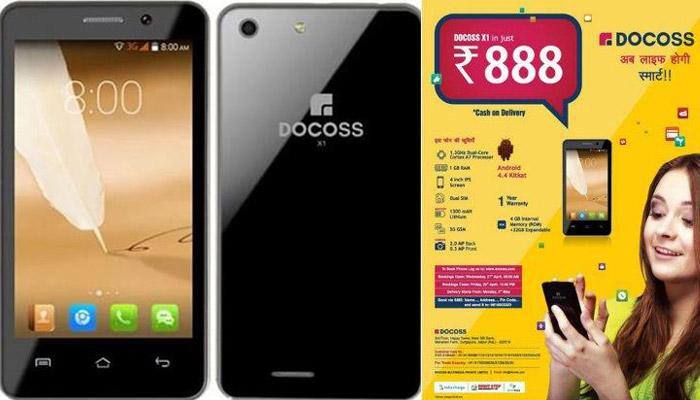 Docoss X1: Get India&#039;s another cheapest smartphone at just Rs 888