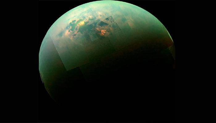 See pic: NASA's Cassini spots a sea of Methane on Saturn's moon, Titan!
