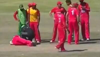 SHOCKING VIDEO: OMG! This bowler was almost killed after being hit on face by ball...
