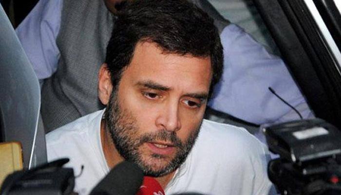 Rahul Gandhi visits ailing Sushma Swaraj at AIIMS