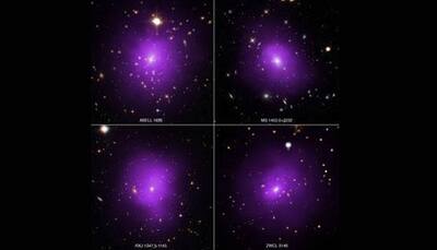 'Russian Doll' galaxy cluster decodes information about dark energy
