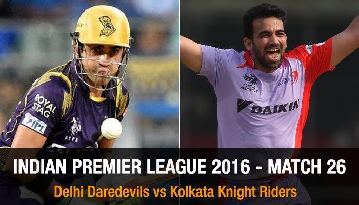 Indian Premier League, Match 26: Delhi Daredevils vs Kolkata Knight Riders - As it happened...