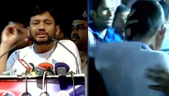 IN PICS: Kanhaiya Kumar&#039;s supporters brutally thrash this man in Patna - Know why