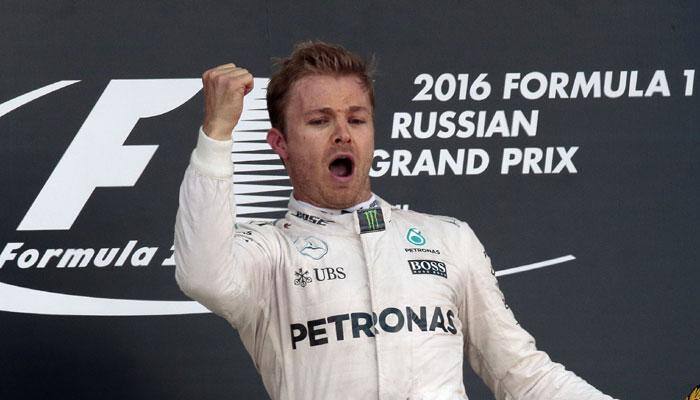 Russian GP: Nico Rosberg wins seventh race in succession as Lewis Hamilton recovers to second spot