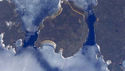 View from space: Lakes in Canada!