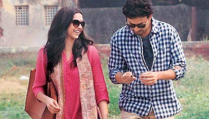 &#039;Piku&#039; Deepika Padukone and Irrfan Khan in behind-the-scenes laughter—View pic!