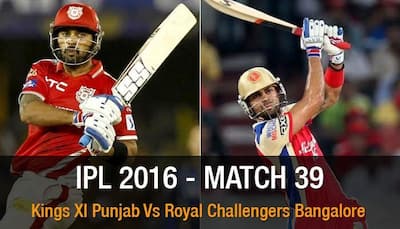 IPL 2016, Match 39: KXIP vs RCB - As it happened...