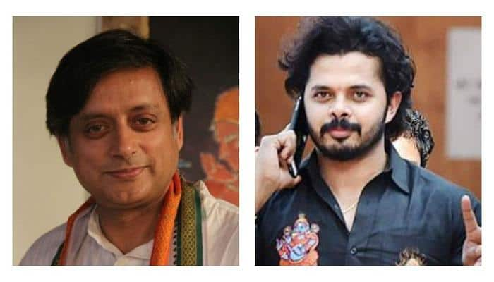 Tharoor, Sreesanth bury the hatchet at this girl&#039;s birthday party, know who is she