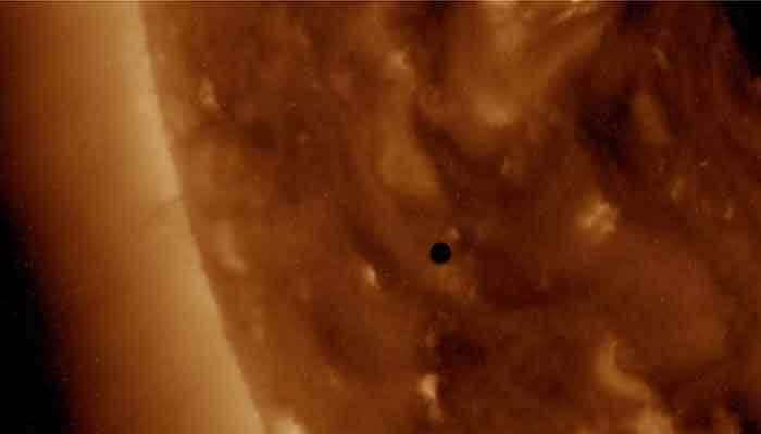 Mercury transit: NASA captures rare celestial event as planet crosses vast face of Sun – Watch!