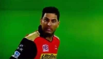 WATCH: Yuvraj Singh's epic celebration after running out Mahendra Singh Dhoni during RPS vs SRH IPL match