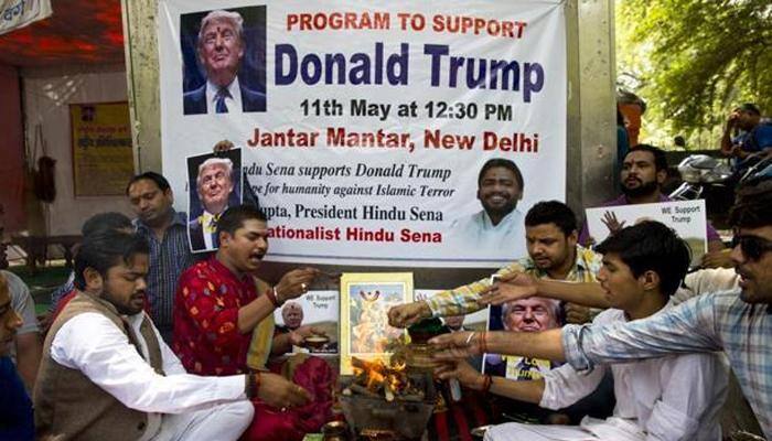 Donald Trump gets fans in Hindu Sena who pray for his win