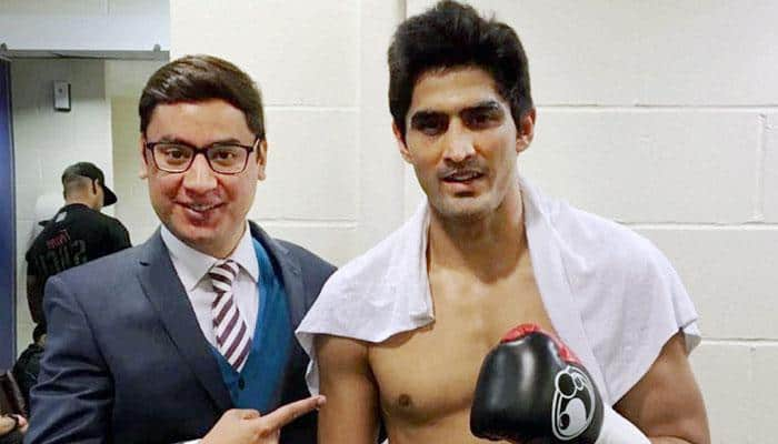 Vijender Singh registers sixth successive TKO win; finishes Andrzej Soldra of Poland in Rd. 3