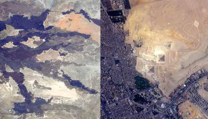 Check out: Spectacular views of Egypt, SaudiArabia and Manhattan from space!