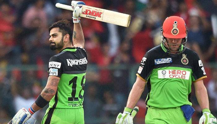 IPL 9: AB de Villiers, Virat Kohli hammer Gujarat Lions as RCB win by record 144 runs