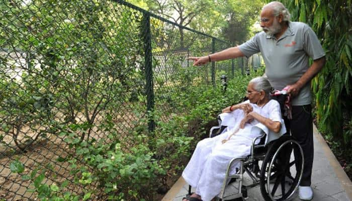 PM Modi spends time with his mother at 7 RCR, shows her his official residence