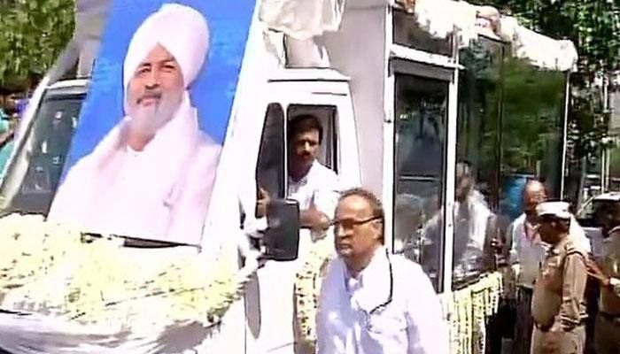 Baba Hardev Singh's mortal remains arrive in Delhi, last rites to be held on Wednesday