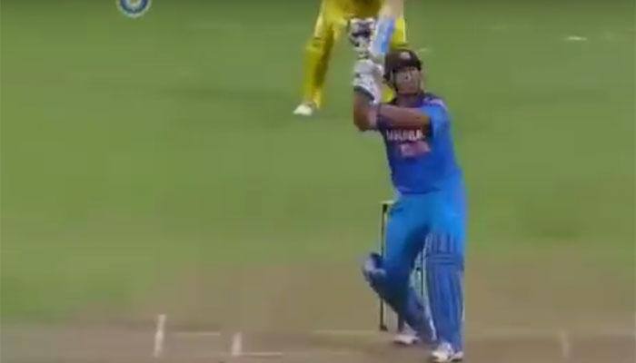 WATCH: 110m Six! Is this MS Dhoni's best helicopter shot ever?