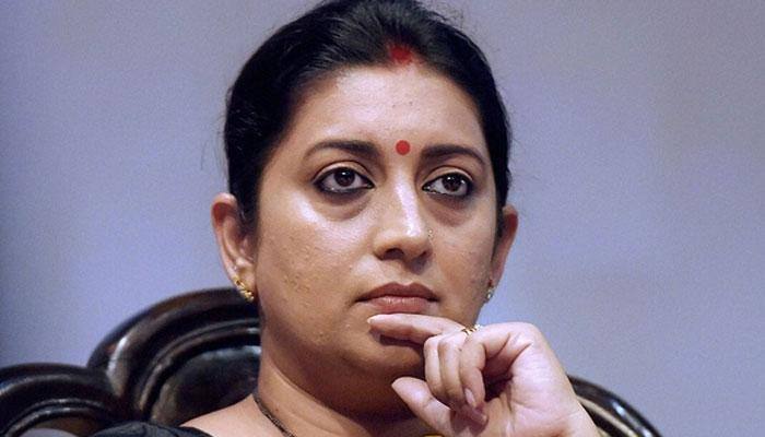 Amid students' protests and threats, HRD Minister Smriti Irani gets 'Z' security cover 