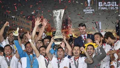 Europa League: Sevilla beat Liverpool 3-1, clinch title for third year in a row