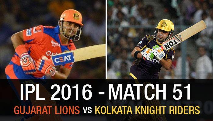 Indian Premier League 2016, Match 51: Gujarat Lions vs Kolkata Knight Riders — As it happened...