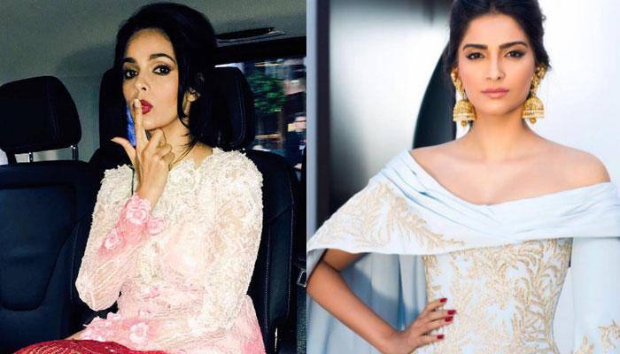 Sonam Kapoor, Mallika Sherawat shine bright at the amfAR Gala at Cannes! See Pics!