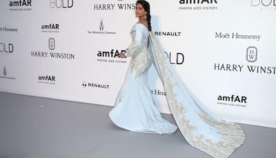 Wow! What a combination - Sonam Kapoor gives desi twist to her look for amfAR Gala