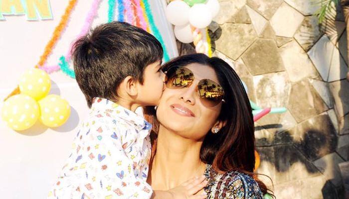 Delightful picture! Shilpa Shetty wishes son Viaan Raj Kundra a very happy birthday!
