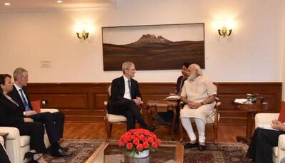 Apple CEO meets Prime Minister; launches updated Narendra Mobile Mobile App