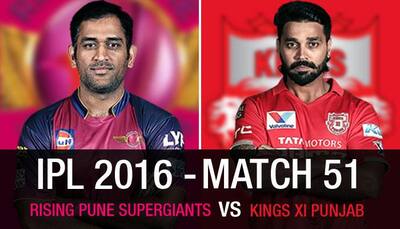 Indian Premier League 2016 - Rising Pune Supergiants vs Kings XI Punjab - As it happened...